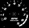 Made custom "Autometer C2" inspired gauges for stock cluster :D-tach.jpg