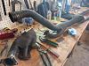 TurboII swap Project: Complete vehicle reqwiring part 1: chassis-downpipe.jpg