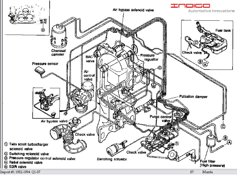 Mazda Tribute Vacuum Hose Diagram