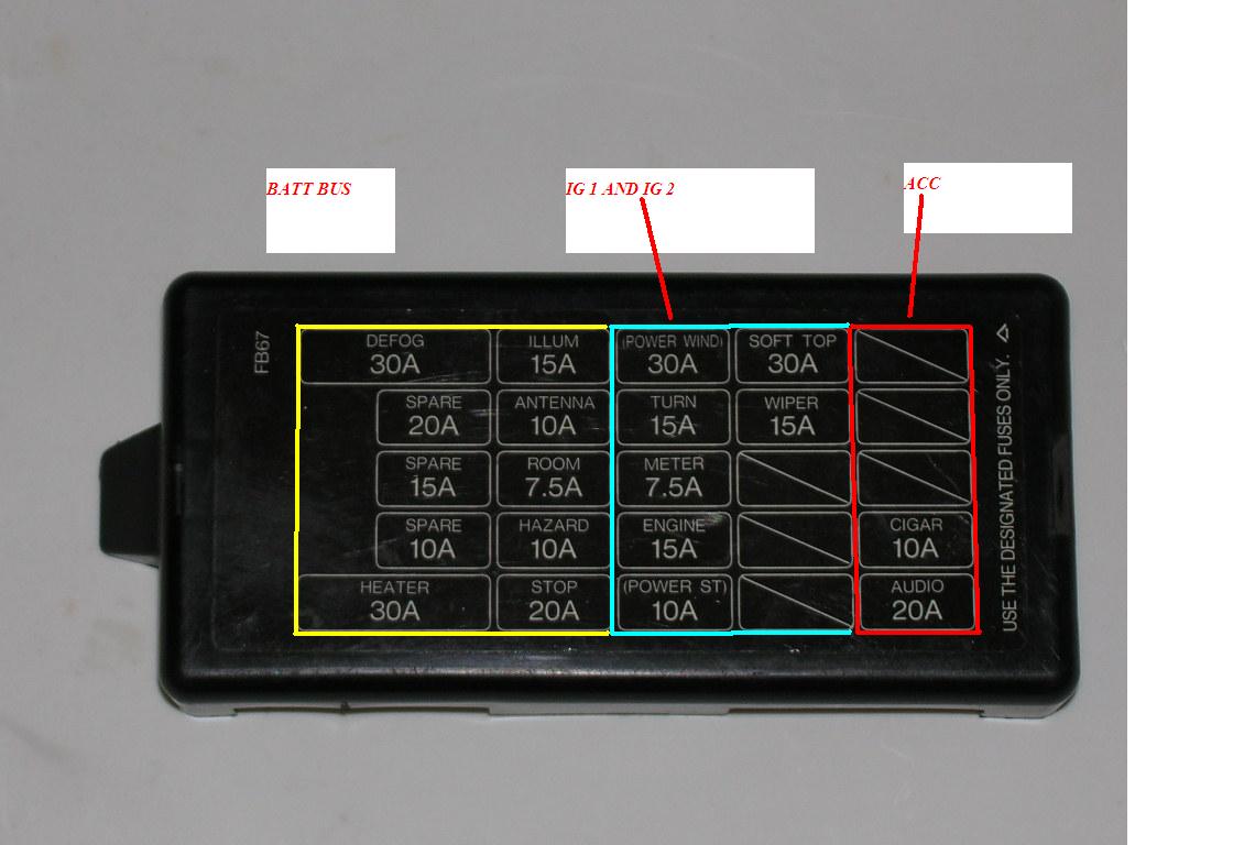 T2 swap and no power with ignition.. - RX7Club.com - Mazda ... fc rx7 fuse box diagram 