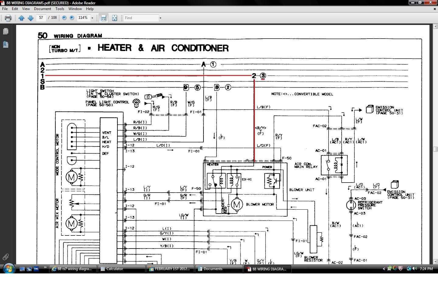 88 rx7 wiring diagram - RX7Club.com - Mazda RX7 Forum 1988 mazda rx7 fuse box diagram 