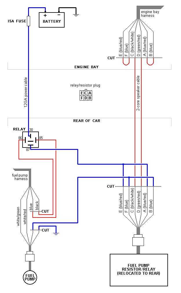 fc rx7 fuel pump relay bypass
