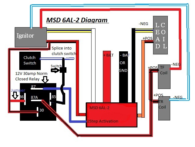 Msd Digital 6 Plus Install, Msd 2 Step Mustang Wiring Diagram