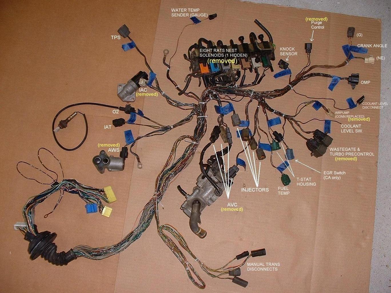 Wiring Harness Simplification Quetsions - RX7Club.com ... 1993 vw wiring diagram 