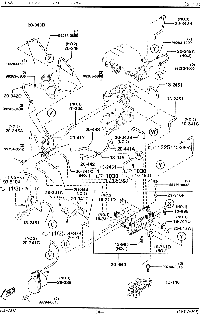 Series 8 Vacuum Diagram - RX7Club.com - Mazda RX7 Forum mazda rx7 series 1 wiring diagram 