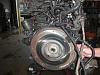My new parts car!!  All Charred!-flywheel.jpg