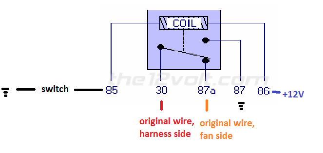 Five Pin Relay Wiring Diagram from www.rx7club.com