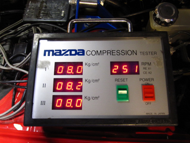 13b 12a altitude,rpm,printer DCT 500P Ultimate rotary engine compression tester 