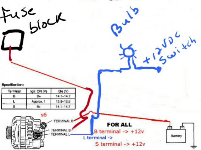 Fd Alternator Wiring Rx7club Com, El Falcon Alternator Wiring Diagram