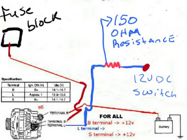 Delco 3 Wire Alternator Wiring Diagram from www.rx7club.com
