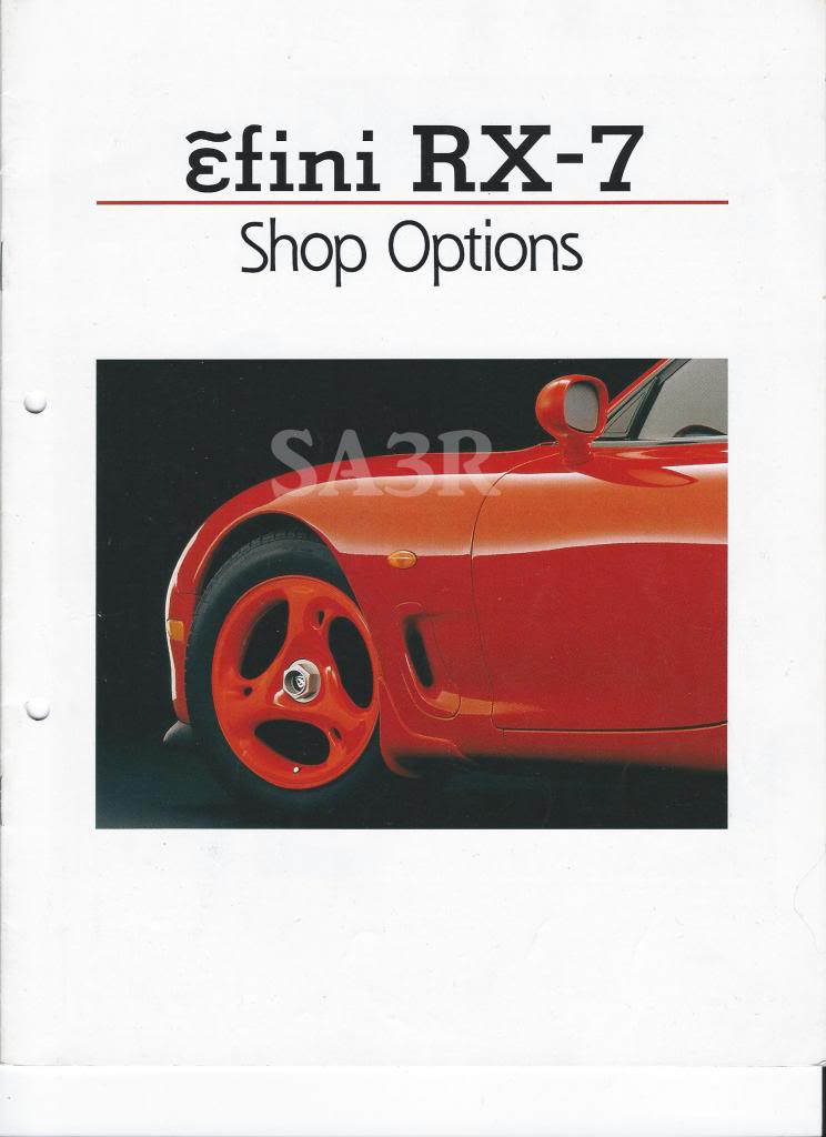 1996 Efini Shop (Dealer) Options Brochure - RX7Club.com - Mazda