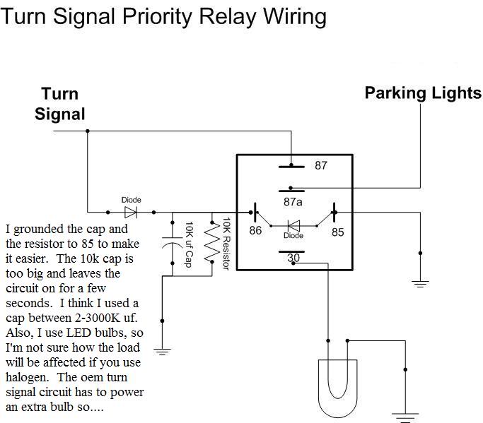 Installing Fender Side Markers Using, 5 Pin Relay Wiring Diagram Driving Lights