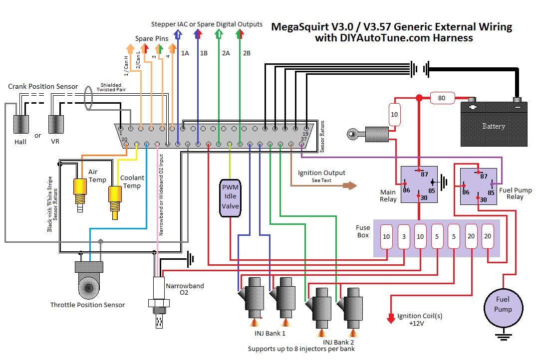 Megasquirt Switch new wiring diagram to work on fc - RX7Club.com